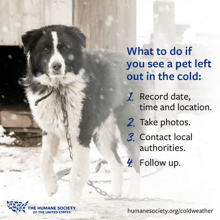 Please help to get this info disseminated. Particularly important during these extreme winter weather…